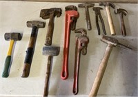 Large hammers & wrenches
