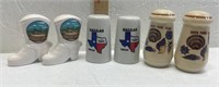3 Sets of Salt & Pepper Shakers - South Padre
