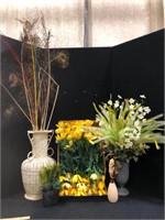 Vases & Artificial Flowers