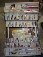 Tackle Box Full Of Vintage Lures & Fishing Accesso