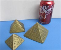 Brass Pyramid Set