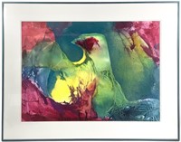Gracie Rose McCay Framed Mixed Media Abstract Bird