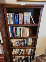BOOK SHELF AND CONTENTS