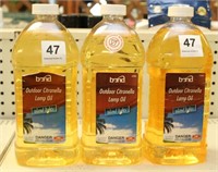 (3) 64 fl. oz. bottles of Bond outdoor citronella
