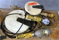 Lot of Extension Work Lights
