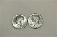 2-US JFK Half Dollars (1973 and 1983)