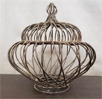 Decorative Wire Pumpkin Basket