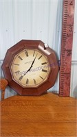 Plastic replica clock--29.5" across