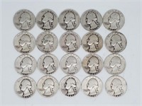 2o Silver Washington Quarters