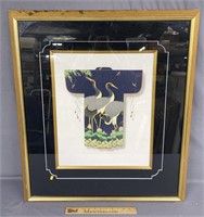 Signed/Numbered Erte Style Lithograph Print