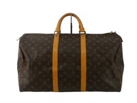 Louis Vuitton Monogram Keepall 50 Boston Bag