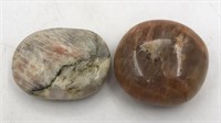 White Moonstone & Peach Moonstone Palmstones