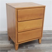 American modern 3-drawer nightstand