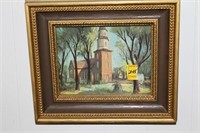 FRAMED PRINT - "BRUTON PARISH CHURCH"