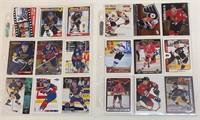 9 cartes de Brett Hull+ 9 de J. Roenick