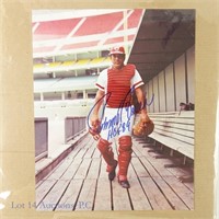 Johnny Bench Signed Cincinnati Reds Photograph