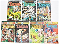 (7) DC TARZAN COMICS - BRONZE AGE