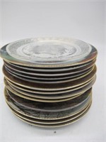 MISC. LOT OF DESIGNER PLATES 15 TOTAL