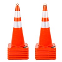 BATTIFE 12Pack Traffic Safety Cones 28''
