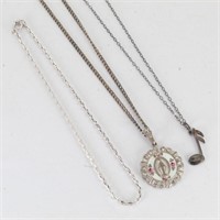 Sterling Silver Necklaces, Bracelet & Pendants
