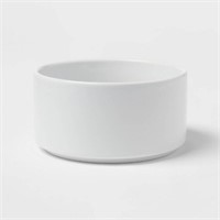 24oz Stoneware Cereal Bowl White - Threshold set o