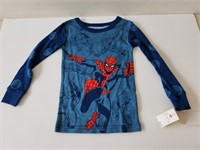 Spiderman Long Sleeve Shirt 4T New with Tags