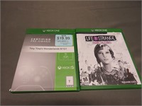 Lot of 2 Xbox One Video Games Life is Strange Tina