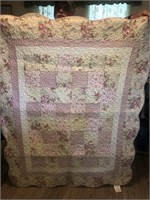Store bought small quilt