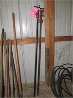 Pair of 58" pipe clamps