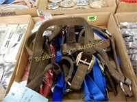 GROUP OF 5 NEW NYLON HORSE HALTERS