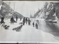 Fishing On Skagway River Skagway Alaska 1900