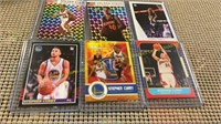 6 Stephen Curry Rookie Basketball Cards