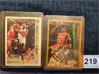 2 Michael Jordan cards