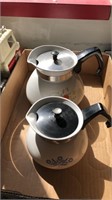 Enamels Corning ware coffee style pots
