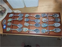 FRANKLIN MINT COTTAGE GARDEN SPOON COLLECTION