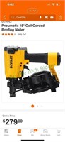 Dewalt coiled roofing nailer