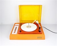 Vintage Retro ORANGE PEEL Model 346 Record Player