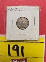 19070-O BARBER DIME