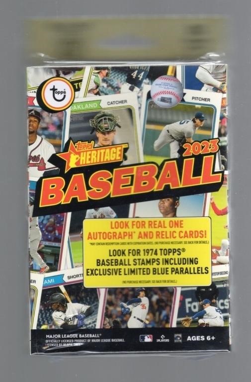 2023 Topps Heritage Baseball Hanger Box: Look for
