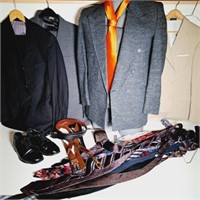 Mens Suits, Ties, Dress Shoes, Belts