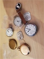 5 ASSORTED POCKET WATCHES