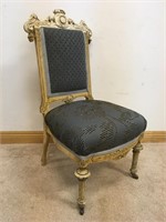 VICTORIAN PARLOUR CHAIR- GREAT PATINA