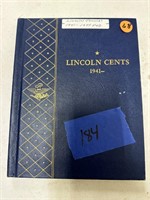 Lincoln Penny Book 1941-1977 P&D Very Nice