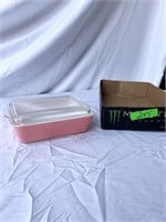 Pink - Pyrex 1.5 QT With Lid - Clean
