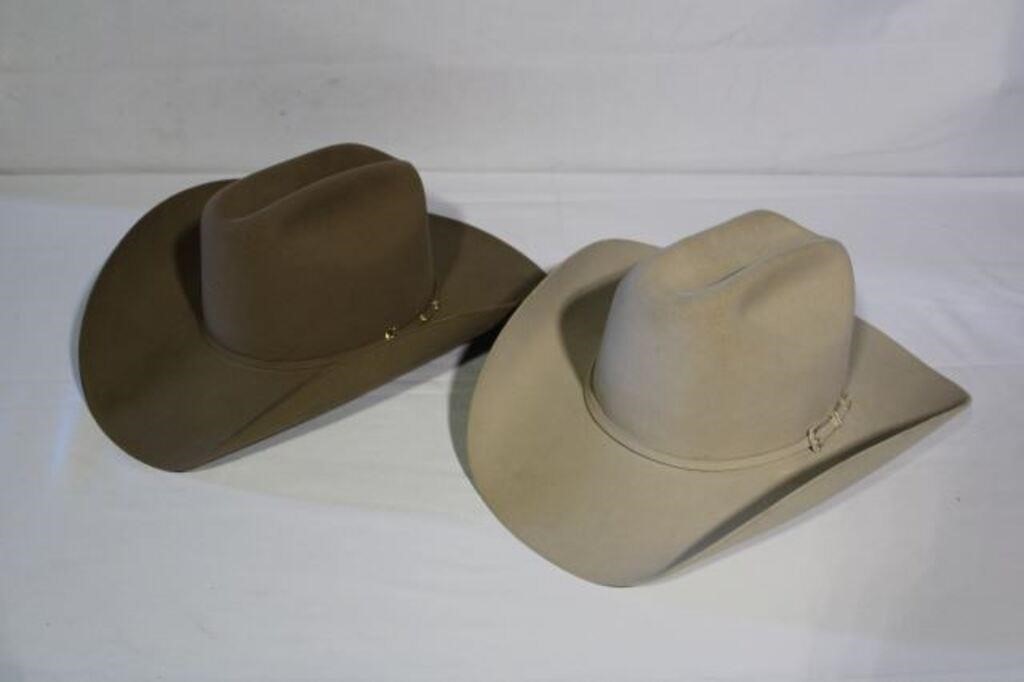 (2) Men's Stetson 6X Size 7-3/8