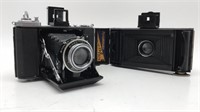 2 Early German Folding Cameras Zeiss Ikohta