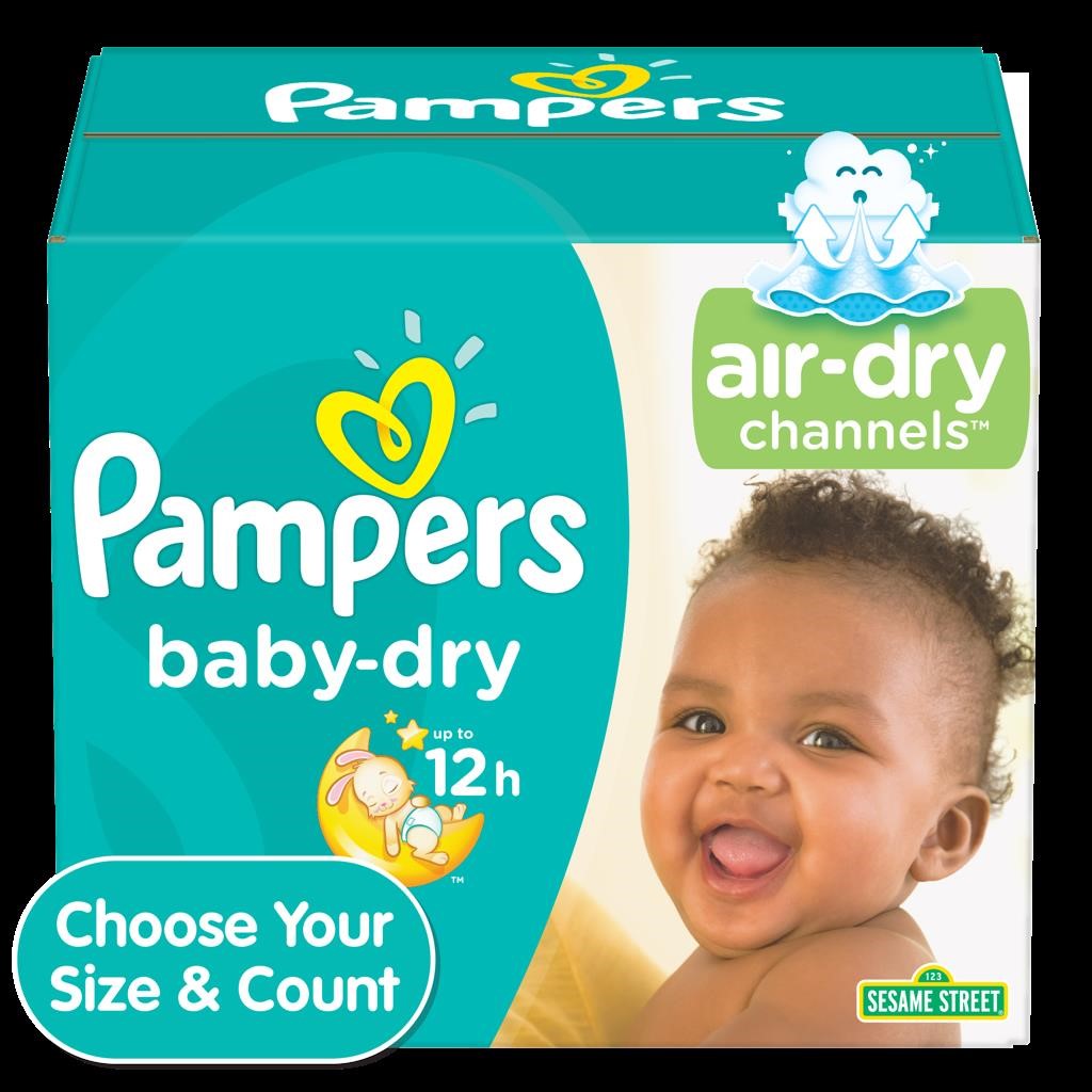 Pampers Baby Dry Diapers Super Pack Size 3  104