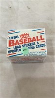 1988Fleer Baseball logo stickers and trading