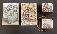 Lot of 4 Small Hummel Music Boxes