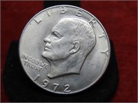 1972-D Eisenhower dollar US coin.